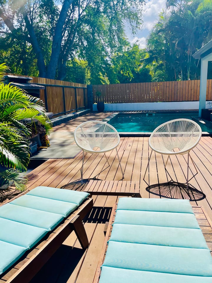 Piscine chauffée privée